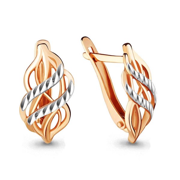 Серьги Аквамарин - Золото 585 (арт. 31065.1)