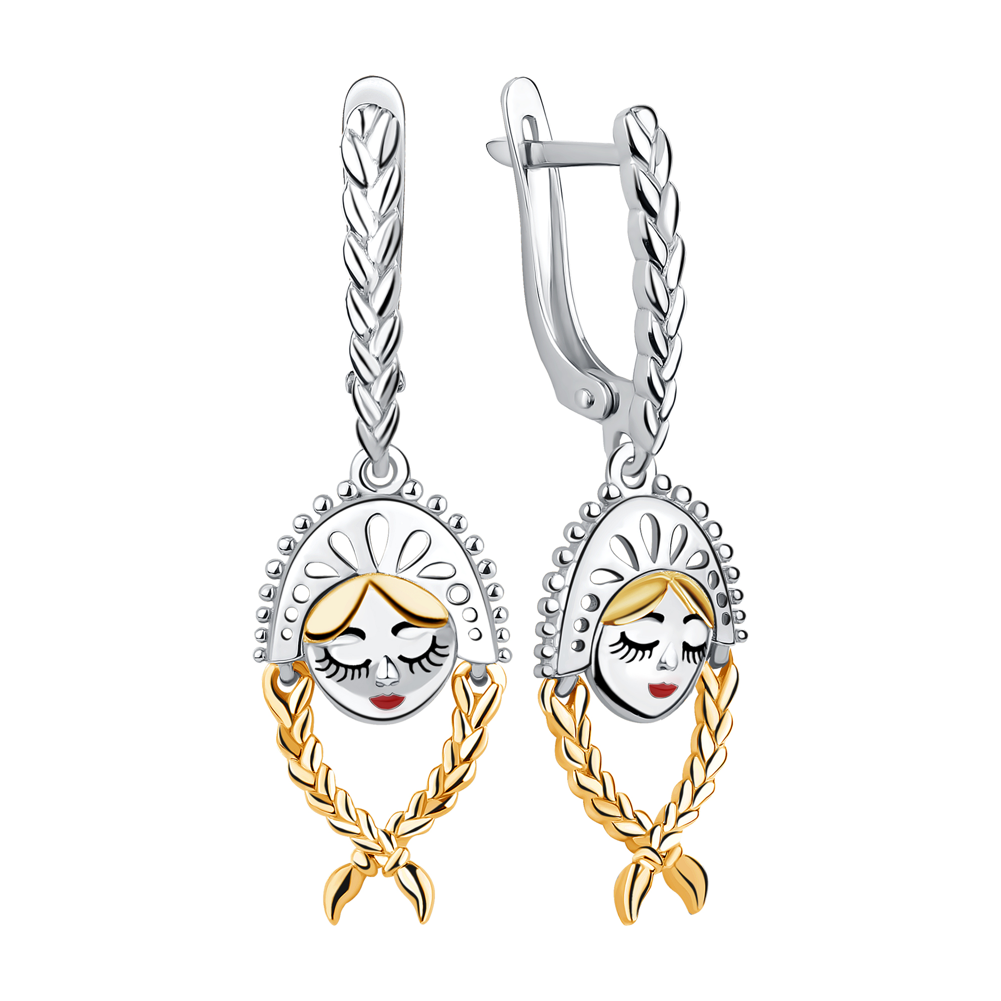 Серьги Talant - Серебро 925, Эмаль (арт. 14-7O-0000-17347)