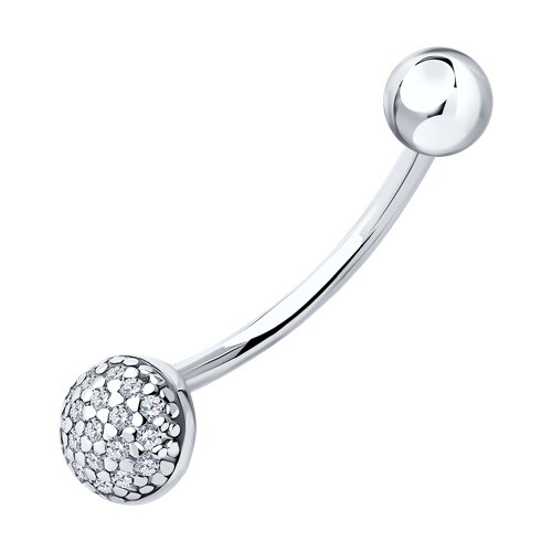 Пирсинг Diamant - Серебро 925, Фианит (арт. 94-160-02015-1)