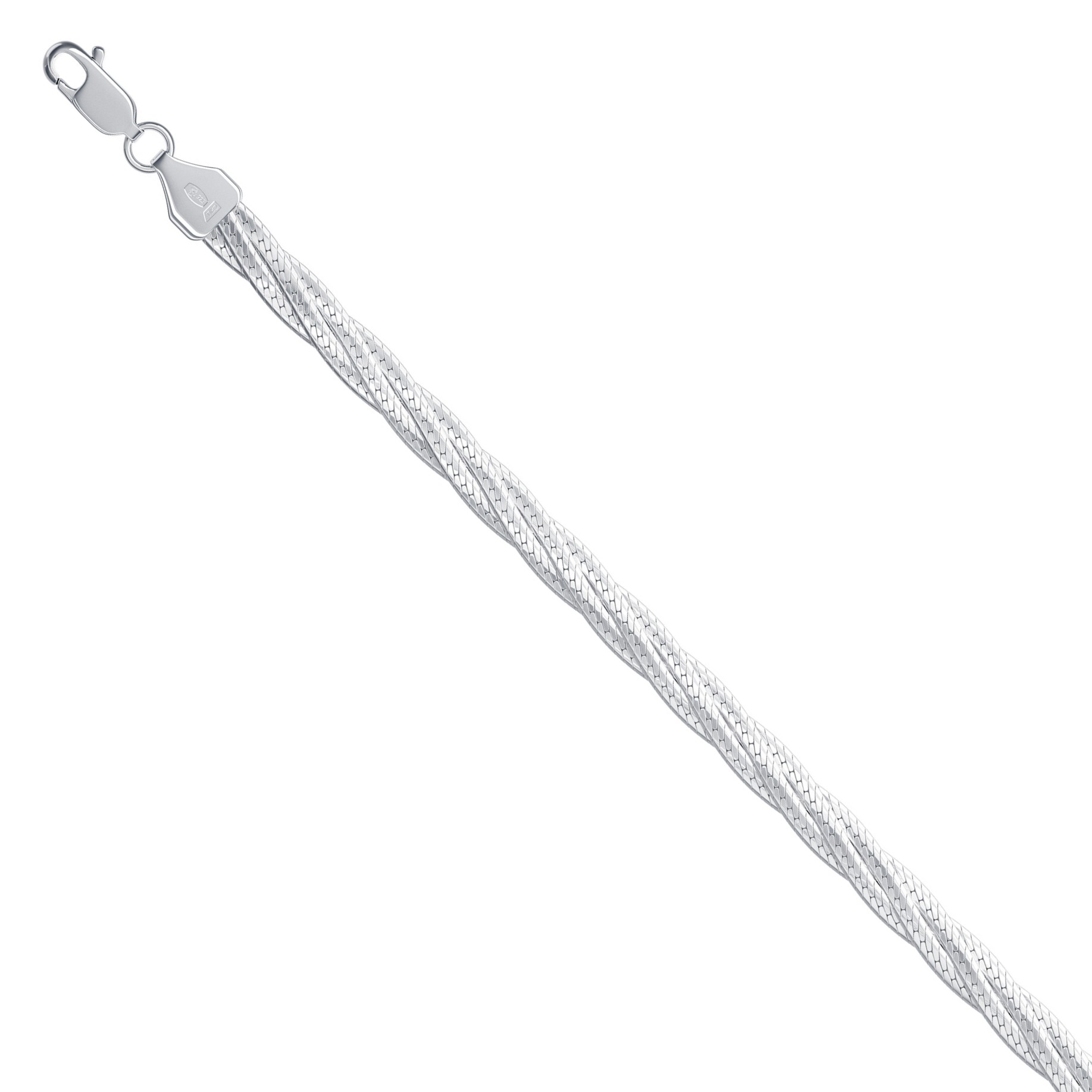 Браслет Красцветмет - Серебро 925 (арт. НБ22-026-3#0.40)