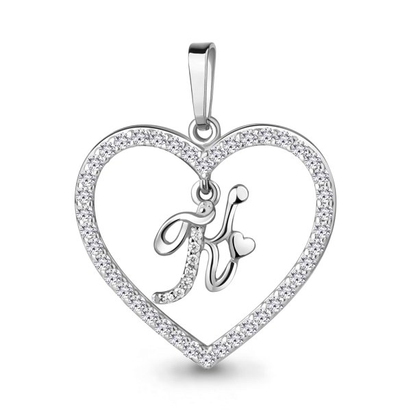 Подвеска Аквамарин - Серебро 925, Фианит (арт. 24691А.5)