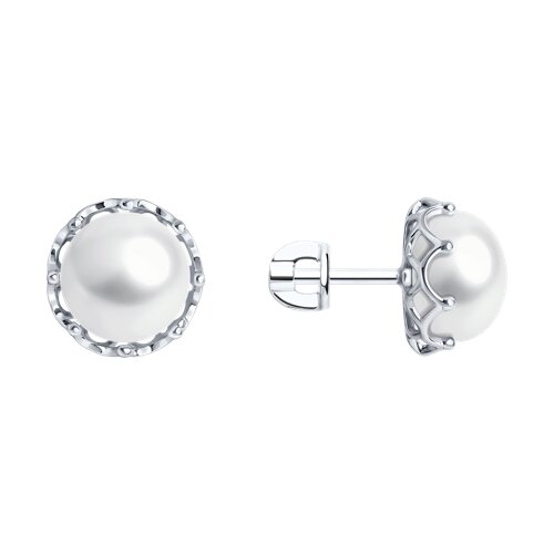 Серьги SOKOLOV - Серебро 925, Жемчуг культивированный (арт. 92022664)