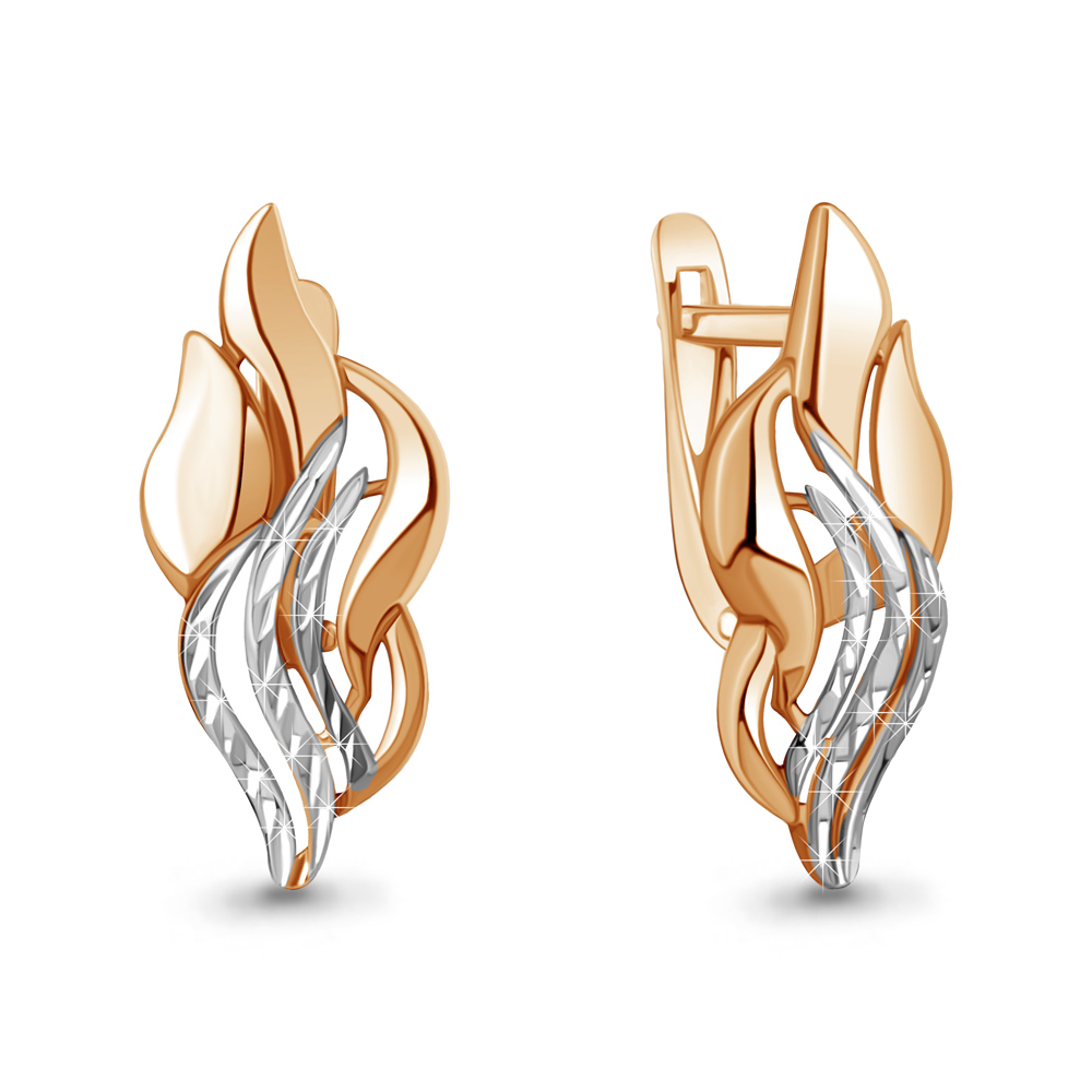 Серьги Аквамарин - Серебро 925 (арт. 33585.6)