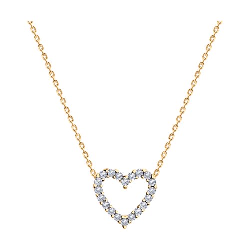 Колье SOKOLOV - Серебро 925, Фианит (арт. 93070131)