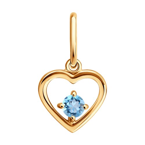 Подвеска SOKOLOV - Золото 585, Топаз (арт. 733113)