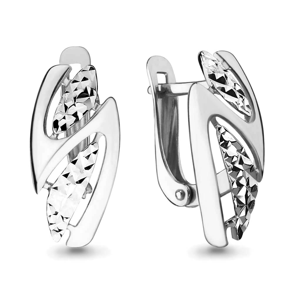 Серьги Аквамарин - Серебро 925 (арт. 33397.5)