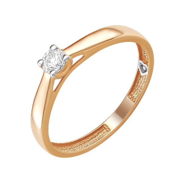 Кольцо ООО "Новый Бриллиант" - Золото 585, Бриллиант (арт. 113100144)