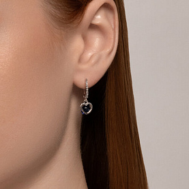 Серьги SOKOLOV - Серебро 925, Фианит (арт. 94026264-91)