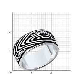 Кольцо Diamant - Серебро 925, Фианит (арт. 95-110-02132-1)