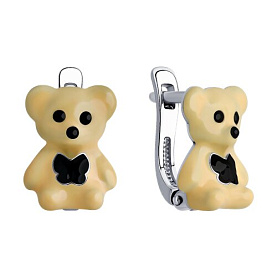 Серьги SOKOLOV - Серебро 925, Эмаль (арт. 94026044)