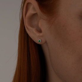 Серьги SOKOLOV - Серебро 925, Фианит (арт. 94024804)