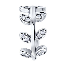 Серьга SOKOLOV - Серебро 925, Фианит (арт. 94170366)