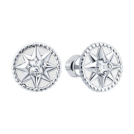 Серьги SOKOLOV - Серебро 925, Фианит (арт. 94027124)