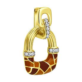 Подвеска Diamant - Серебро 925, Эмаль (арт. 93-130-00065-1)