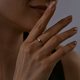 Кольцо SOKOLOV - Серебро 925, Фианит (арт. 94013564)