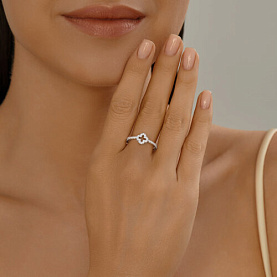 Кольцо SOKOLOV - Серебро 925, Фианит (арт. 94013845)