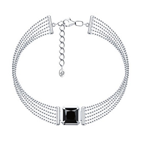 Браслет Diamant - Серебро 925, Оникс (арт. 94-350-02122-1)