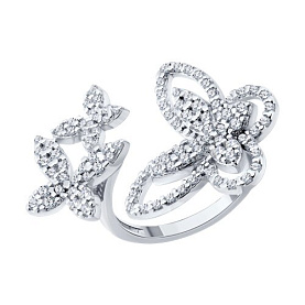 Кольцо SOKOLOV - Серебро 925, Фианит (арт. 94014966)