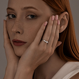 Кольцо SOKOLOV - Серебро 925, Фианит (арт. 94013661)