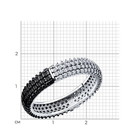 Кольцо Diamant - Серебро 925, Фианит (арт. 94-110-01765-1)