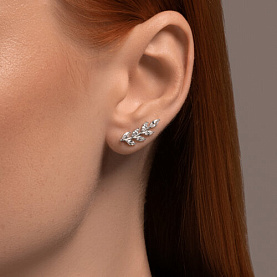 Серьги SOKOLOV - Серебро 925, Фианит (арт. 94026641)