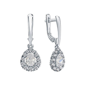 Серьги EFREMOV - Серебро 925, Фианит (арт. 12100111704-501)