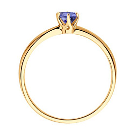 Кольцо SOKOLOV - Серебро 925, Танзанит (арт. 92012182)