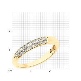 Кольцо SOKOLOV - Серебро 925, Фианит (арт. 93011113)