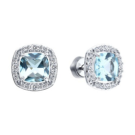 Серьги SOKOLOV - Серебро 925, Топаз (арт. 92025377)