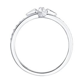Кольцо SOKOLOV - Серебро 925, Фианит (арт. 94014653)