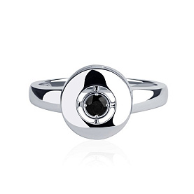 Кольцо Platinum Lab. - Платина 950 (арт. ПК-033Ч-01)