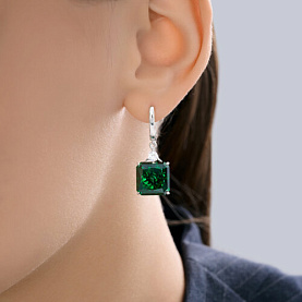 Серьги SOKOLOV - Серебро 925, Фианит (арт. 94027285)