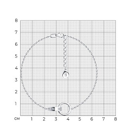 Браслет SOKOLOV - Серебро 925, Фианит (арт. 94051008)