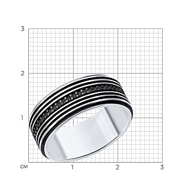 Кольцо Diamant - Серебро 925, Фианит (арт. 95-110-02153-1)
