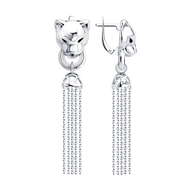 Серьги SOKOLOV - Серебро 925, Эмаль (арт. 94027341)