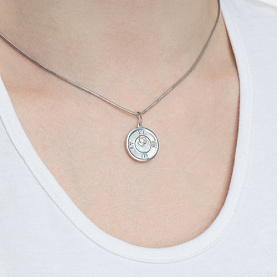 Подвеска SOKOLOV - Серебро 925, Перламутр, Фианит (арт. 94032169)