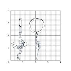 Серьги SOKOLOV - Серебро 925, Фианит (арт. 94027081)