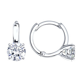 Серьги Diamant - Серебро 925, Фианит (арт. 94-120-02399-1)