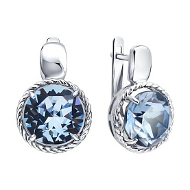 Серьги Diamant - Серебро 925, Кристалл (арт. 94-120-00399-1)