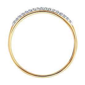 Кольцо Diamant - Золото 585, Фианит (арт. 51-110-00757-1)