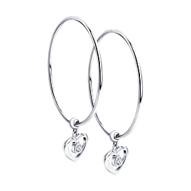 Серьги SOKOLOV - Серебро 925, Фианит (арт. 94023271)