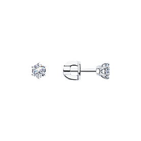 Серьги Diamant - Серебро 925, Фианит (арт. 94-122-01543-1)