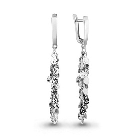 Серьги Аквамарин - Серебро 925 (арт. 30868.5)