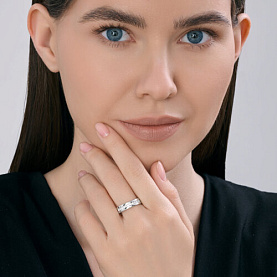Кольцо Diamant - Серебро 925, Фианит (арт. 94-110-00136-1)