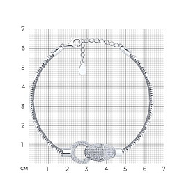 Браслет SOKOLOV - Серебро 925, Фианит (арт. 94051218-91)