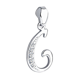 Подвеска SOKOLOV - Серебро 925, Фианит (арт. 94030459)