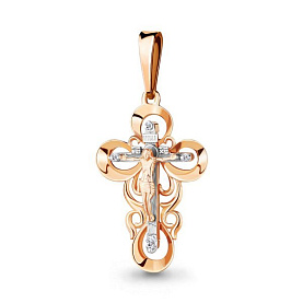 Подвеска Аквамарин - Золото 375, Фианит (арт. 22116.8)