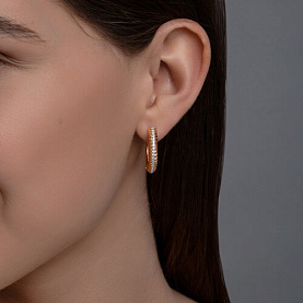 Серьги Diamant - Серебро 925, Фианит (арт. 93-120-02161-1)