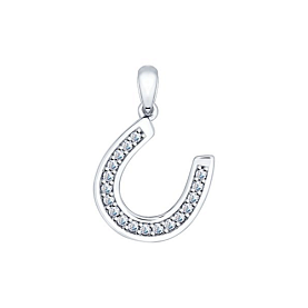 Подвеска SOKOLOV - Серебро 925, Фианит (арт. 94031551)