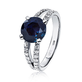 Кольцо Platinum Lab. - Платина 950 (арт. ПК-037С-01)